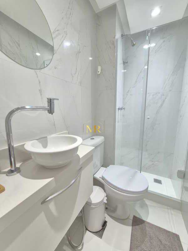 Conheça 05 Banheiro 1 do imóvel - Apartamento à venda - 3 dormitórios ( 1 suíte) - Freguesia - 105 m² com varandão em localização privilegiada - Condomínio Atelier 3 rios - DM242 - 13 05 Banheiro 1 - 13