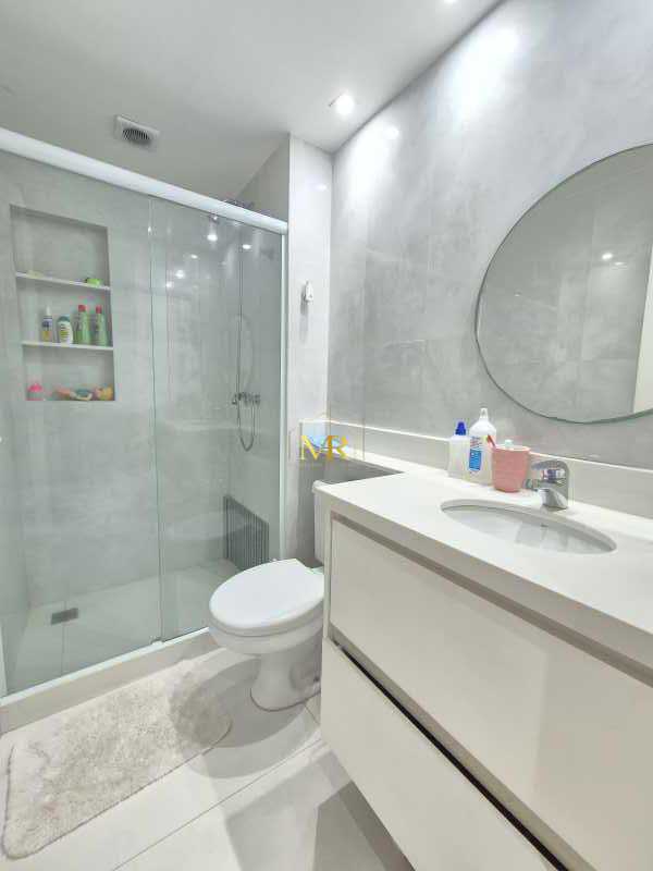 Conheça 05 Banheiro 2 do imóvel - Apartamento à venda - 3 dormitórios ( 1 suíte) - Freguesia - 105 m² com varandão em localização privilegiada - Condomínio Atelier 3 rios - DM242 - 14 05 Banheiro 2 - 14