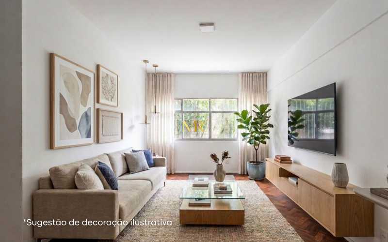 Conheça Viuva Lacerda Imagem Sala do imóvel - Apartamento de 93 m² no Humaitá 3 quartos, reformado e com aquecimento central - DM243 - 30 Viuva Lacerda Imagem Sala - 30