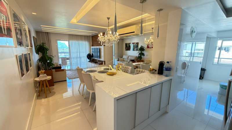 Conheça 01 Sala do imóvel - Apartamento à Venda no Alphaland Barra da Tijuca, 120m², Último Andar e Vista para a Lagoa - AN0022 - 1 01 Sala - 1
