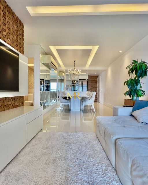 Conheça 02 Sala 1. do imóvel - Apartamento à Venda no Alphaland Barra da Tijuca, 120m², Último Andar e Vista para a Lagoa - AN0022 - 13 02 Sala 1. - 13
