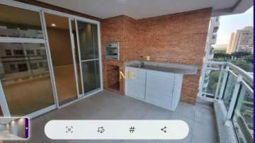 Apartamento à Venda na Barra da Tijuca com 3 Quartos, Suíte, Varanda Gourmet e Vista para Lagoa - DM245