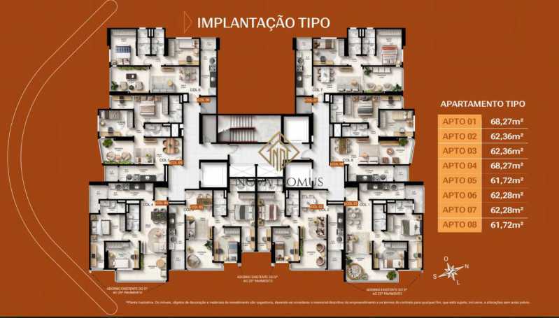 implantação dos apartamentos - 6