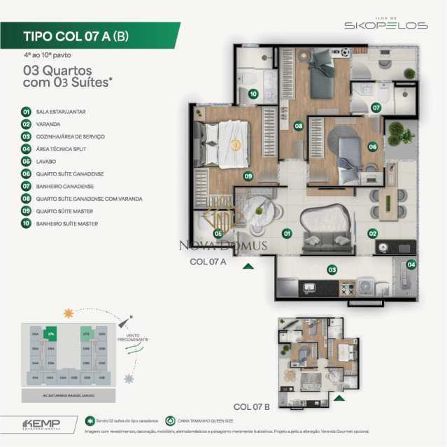 Colunas 07 A e 07 B - 3 quarto - 24