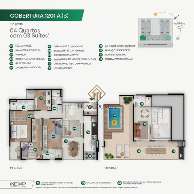 Cobertura 1201 A e B - 4 quart - 28
