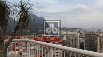 Ótima localização - Barra da Tijuca Orla da Praia posto 8 Apartamento Mobiliado vista lagoa montanha e mar Varanda 2 quartos sendo 1suíte 1vaga escriturada . - JBB216136