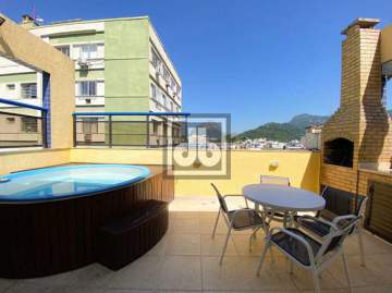 Ótima localização - Cobertura à venda no Jardim Botânico, 3 quartos, 1 suíte, 4 vagas. - JBJB52459