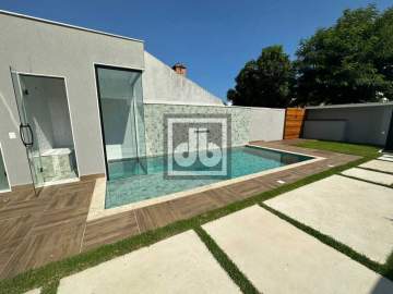 Imperdível - VENDA - Barra da Tijuca - Linda casa triplex contemporânea, 4 suítes, sotão, lazer, 3 vagas. - JBB67140