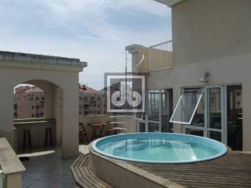 Ótima localização - JULIO BOGORICIN RECREIO COBERTURA 4QUARTOS 2SUITES QUARTO REVERTIDO VENDA - JBRB501838