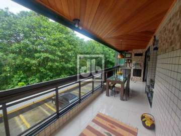 Ótima localização - Apartamento À Venda no Recreio Linda Vista Verde Para O Parque Chico Mendes Varandão 4 Quartos Suíte 2 Vagas - JBRB41772