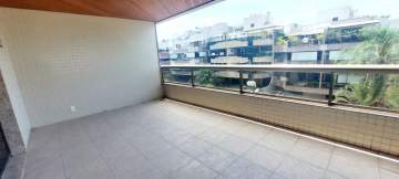 Ótima localização - Recreio Venda Apartamento Gleba A 195m2 Lâmina Sol manhã Varandão 3suítes dependência 3Vagas - JBRB317994