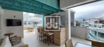 Oportunidade - Julio Bogoricin Recreio Vende linda cobertura linear terração piscina área gourmet 3quartos suíte armários 2vagas segurança lazer - JBRB501976