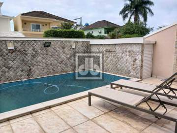 Imperdível - Venda Julio Bogoricin Recreio Casa de Condomínio próximo Av.Américas, 4 Quartos 2 Suítes Piscina Churrasqueira - JBRB695228