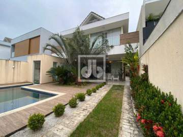 Exclusividade - Venda Julio Bogoricin Recreio Lindissima Casa triplex de alto luxo no Condomínio Art Life 5 Quartos sendo 4 suítes - JBRB695236