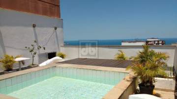 Ótima localização - VENDA Condomínio BarraMares vista panorâmica mar Pedra da Gávea Cobertura duplex - JBB55844