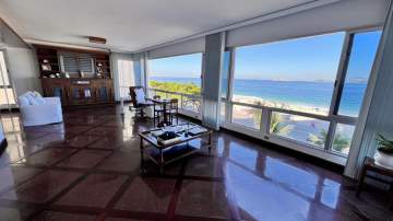 Apartamento à venda na Delfin Moreira Leblon com 181m² 4 quartos sendo 1 suíte 2 vaga vista ao mar - JBL47964