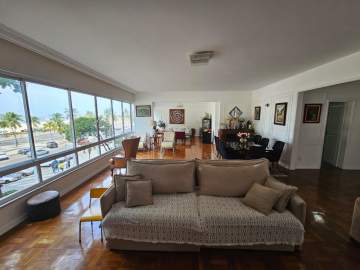 Ótima localização - Copacabana, Atlântica, andar privativo, salão, sala de jantar, 4 quartos, suíte, garagem, 288 m2 - JBC47055