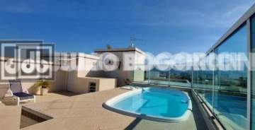 Ótima localização - Recreio cobertura duplex 3 Quartos/2 Suítes Área gourmet piscina churrasqueira - JBRB502186