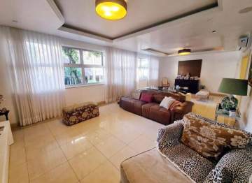 Apartamento a venda de 4 quartos no Leblon, frente, 180m2, 2 vagas. - JBL48002