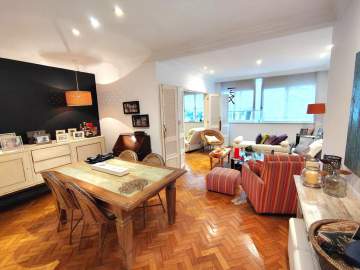 Ótima localização - Ipanema, 5 minutos Praia Arpoador, Planta 122 m2, 3 Quartos, Vaga - JBIPA34057