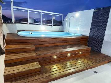 Imperdível - Magnifica Cobertura Duplex Pechincha 3qts 2suítes piscina churrasqueira área gourmet localização privilegiada! - JBJ52656