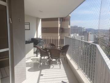 Tijuca 3 quartos 2 vagas desocupado varanda gourmet 1 por andar vista livre portaria 24hs - JBT305049