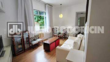 Apartamento à venda no Leblon, silencioso, Rua tranquila, dois Quartos e dependências. - JBL200868