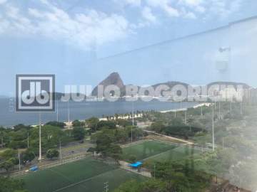Studio varanda Praia do Flamengo mobiliado vaga vista verde portaria digital infraestrutura - JBF16521