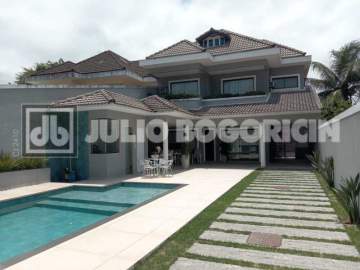 Imperdível - Barra da Tijuca Casa Triplex 366 m² 4 Suítes Piscina Sauna Churrasqueira Venda Julio Bogoricin - JBB67203