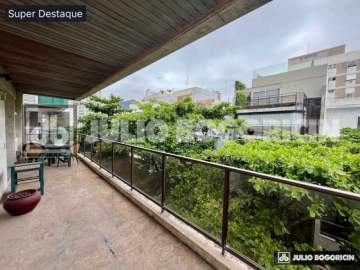 Imperdível - Cobertura na Rua José Linhares 231 metros direito ao uso e gozo da lage prédio suntuoso varanda piscina sol da manhã - JBL53920