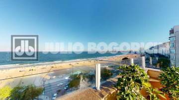 Imperdível - COPACABANA - AV ATLÂNTICA - POSTO 3 - COBERTURA LINEAR - REFORMADA - TRÊS QUARTO - DUAS SUÍTES - JBC52709