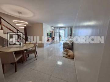 Linda cobertura duplex com terraço com vista Cristo,varanda,piscina e churrasqueira,reformada,com 4 quartos,sendo 1 suíte,3 vagas - JBF51389
