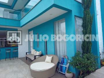 Ótima localização - Recreio Magnifia casa Duplex 3suites Luxo condominio piscina com hidro churrasqueira cozinha conceito aberto ampla sala portaria 24hs.Vale a visita! - JBRB695458