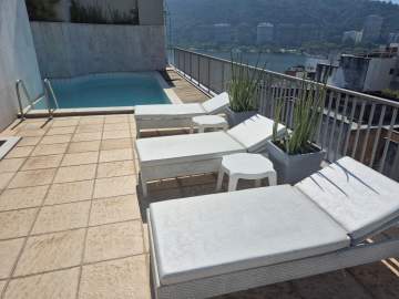 Cobertura : Linear Vista lagoa, cristo e montanhas, 400m² com área privativa - JBL52830