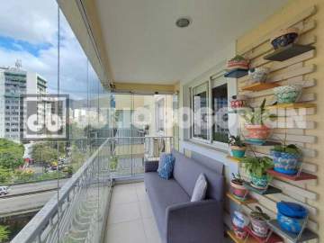 Imperdível - Linda cobertura duplex em Laranjeiras,com varanda3 quartos,suíte,terraço com piscina e churrasqueira.,2 vagas de garagem - JBF51401