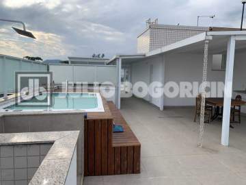 Ótima localização - RECREIO GLEBA A COBERTURA DUPLEX 3 QUARTOS - JBRB502404