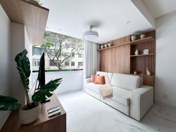 Imperdível - COPACABANA- VISTA LATERAL ao MAR 3 quartos - 2 suites - Dependências Cozinha integrada a Sala TOTALMENTE REFORMADO e DECORADO - JBC304039