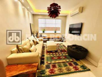 Ótima localização - Apartamento de 2 quartos a venda no Leblon, reformado por arquiteto, 1 vaga, 3 quadra José Linhares. - JBL200990