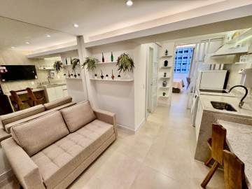 NTRO - AV RIO BRANCO - ESTÚDIO DIVIDIDO SALA E QUARTO - REFORMADO - MOBILIADO - JBF16745