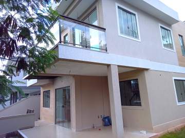 Belíssima casa em condominio Duplex 4Quartos 3Suítes Nova Toda em porcelanato.Alto padrão. Vale a visita! - JBJ601806