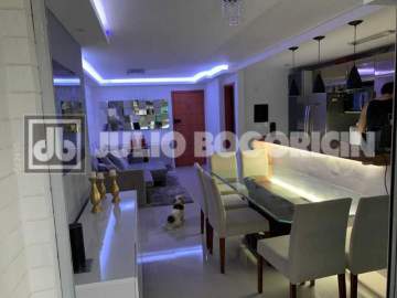 Exclusividade - Apartamento à Venda na Barra da Tijuca, 3 Quartos, 1 Suíte, 2 Vagas, Andar Alto - JBBO3016