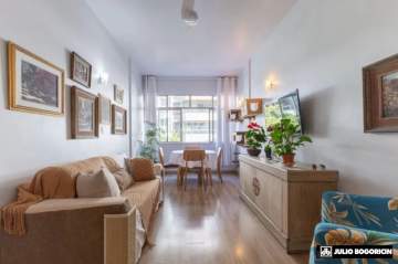 Ótima localização - Apartamento à Venda no Leblon - Rua Cobiçada Próximo Praia - Frente - Reformado - 2 Quartos - Vaga - Port.24h - JBL201038