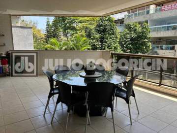 Imperdível - Recreio, lâmina, espetacular, varandão gourmet sala ampla 3 quartos 2 suítes dependências 3 vagas - JBRB319012