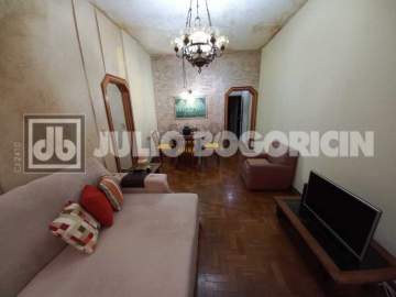 Imperdível - Botafogo - 87m² no IPTU - ótima planta - 3 quartos - copa - cozinha - lavanderia - dependências - área externa de uso exclusivo! - JBF38198
