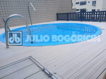 Imperdível - Maravilhosa cobertura duplex, varandão, salão, 3 quartos, 1 suíte, terraço com piscina, churrasqueira, 3 vagas. - JBT54101