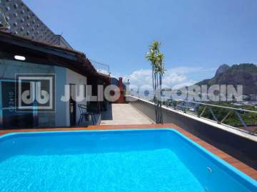 Ótima localização - Excelente cobertura linear em Botafogo / 3 quartos / Piscina e churrasqueira / Vista Pão de Açúcar - JBF51471