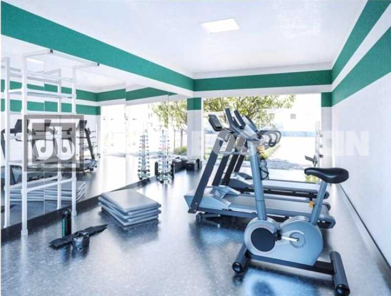 Conheça 05 - Fitness do imóvel - Vargem Grande oportunidade condomínio Novolar 2 quartos lazer completo segurança 24 horas vaga garagem - JBRB214426 - 7 05 - Fitness - 7