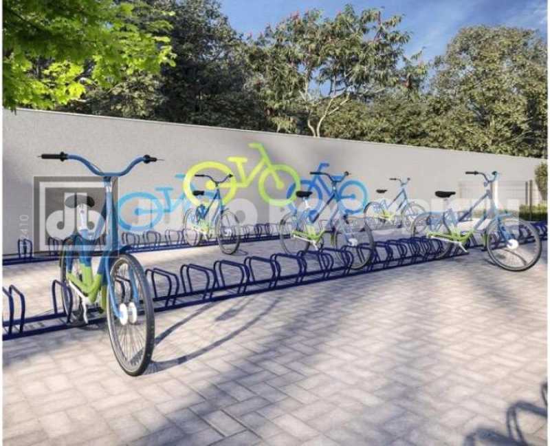Conheça 09 - Bicicletário do imóvel - Vargem Grande oportunidade condomínio Novolar 2 quartos lazer completo segurança 24 horas vaga garagem - JBRB214426 - 9 09 - Bicicletário - 9
