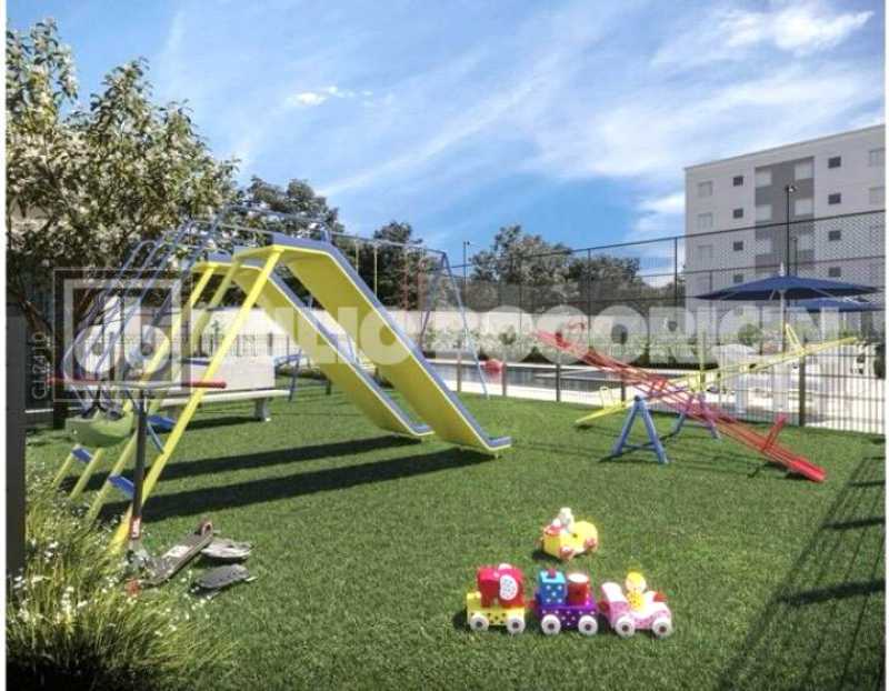 Conheça 11 - Parquinho do imóvel - Vargem Grande oportunidade condomínio Novolar 2 quartos lazer completo segurança 24 horas vaga garagem - JBRB214426 - 2 11 - Parquinho - 2