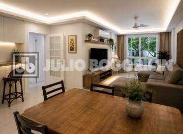 Imperdível - Apartamento no Leblon de três quartos (suíte) e vaga - JBL35436